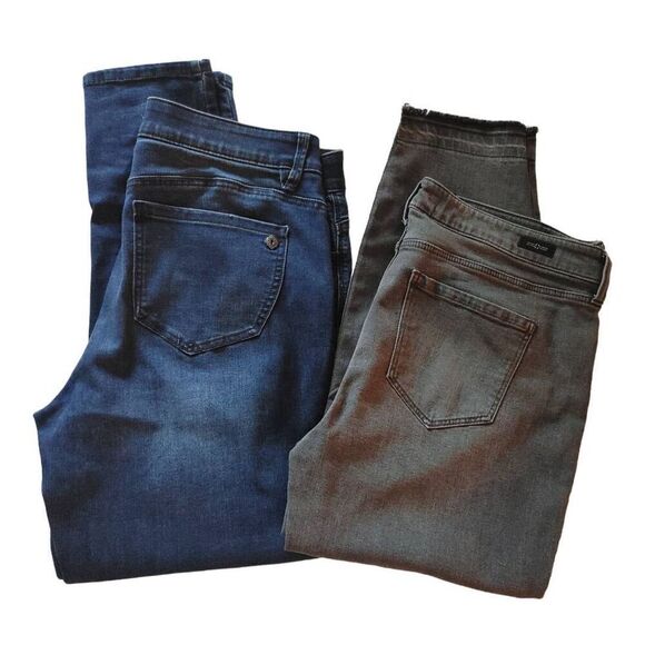 No Brand Denim - JEANS set of 2: Liverpool Crop Jean Sz 14/32 & Democracy Absolution Jean Sz 12